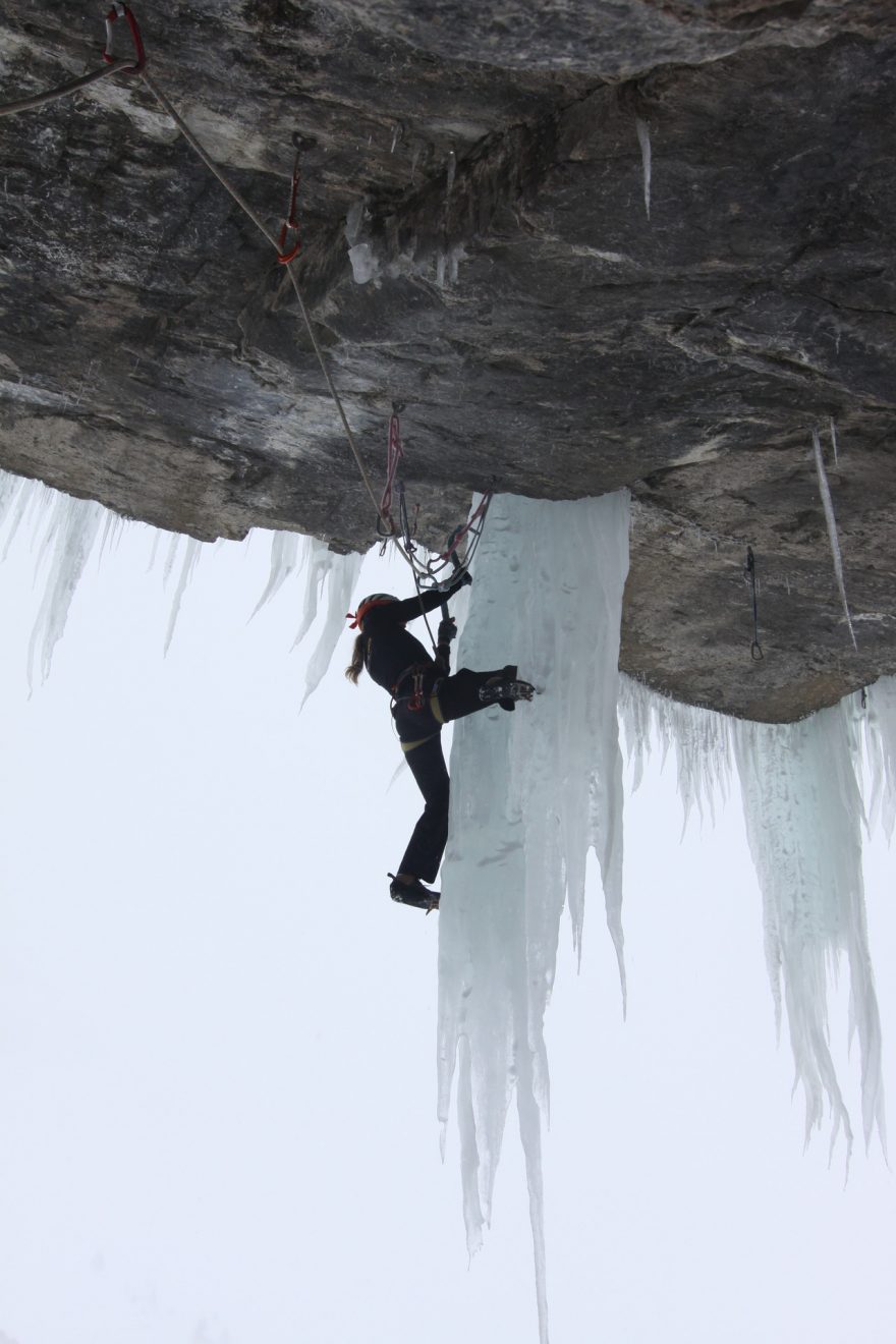 Lucka Hrozová na krápníku