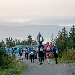 Běžci na Lysé hoře