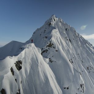 Matilda Rapaport na vrcholu, foto Beech Studios