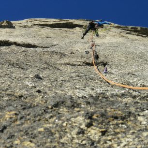 Slanění z vrcholu Ulamertorsuaqu