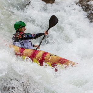 Joe Morley v peřejích závodní trati