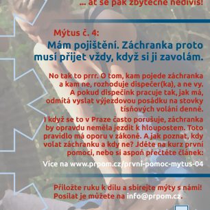Mýtus o první pomoci č. 4