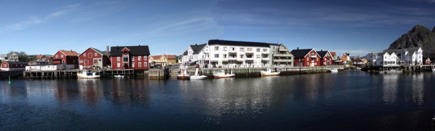 Rybářská vesnice Henningsvar