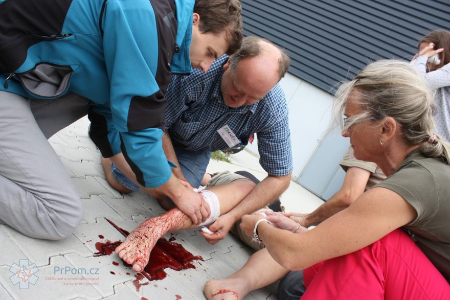 Ošetření krvácení