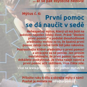 Mýtus o první pomoci č. 6