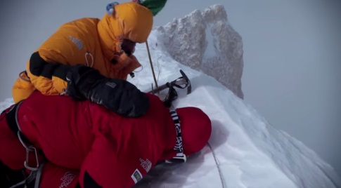 Denis a Simone na vcholu Gasherbrum II