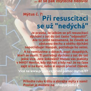 Mýtus o první pomoci č. 7