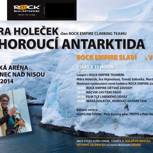 Pozvánka na výroční party Rock Empire v jabloneckém Makaku