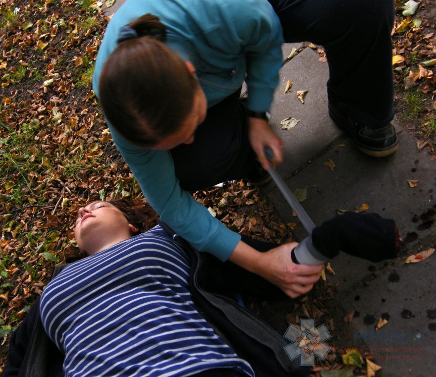 Použití zaškrcovadla