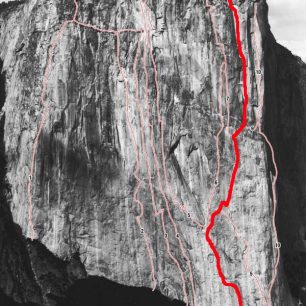 Cesta "Muir Wall" na El Capitanovi