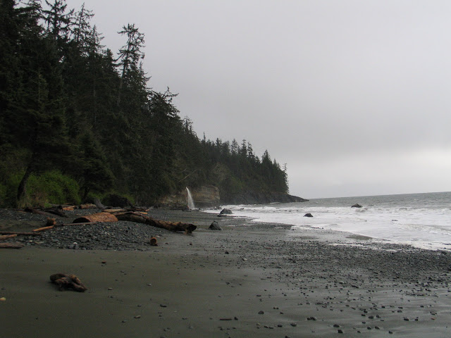 Úseky na pláží byly krásné, ale náročné