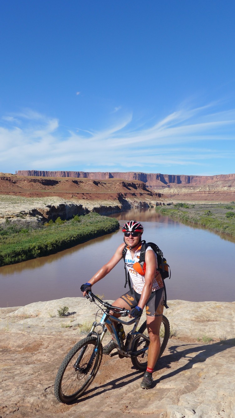 Nad kaňonem řeky Green river