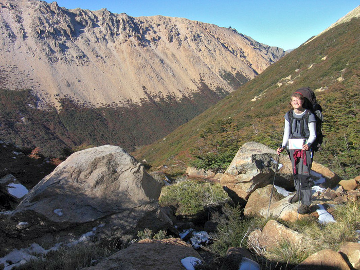 Trek v NP Nahuel Huapi - sestup do Colonia Suiza 1