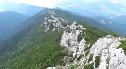 Pohled na skalní město z vrcholu Sivého vrchu