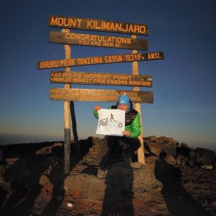 Jan Zemaník letos vystoupil na nejvyšší horu Afriky, Kilimandžáro