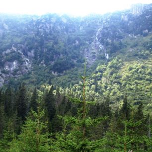 Pančavský vodopád z Labského dolu