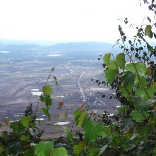 Pohled do dolu z Tereziny vyhlídky