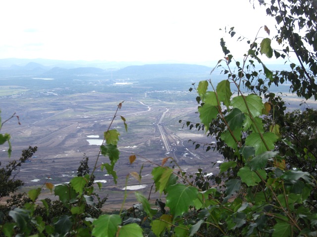 Pohled do dolu z Tereziny vyhlídky