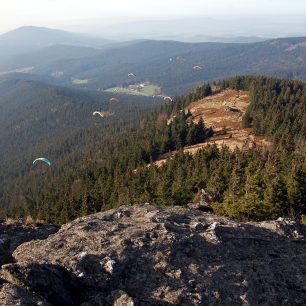 Malý Ostrý - oblíbený terén praglidistů