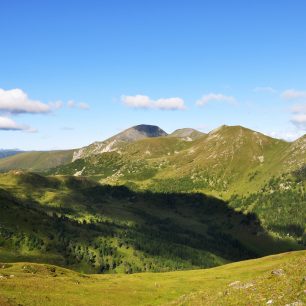 Výhled z Hohen Steig, Nockberge, foto Heinz Mayer