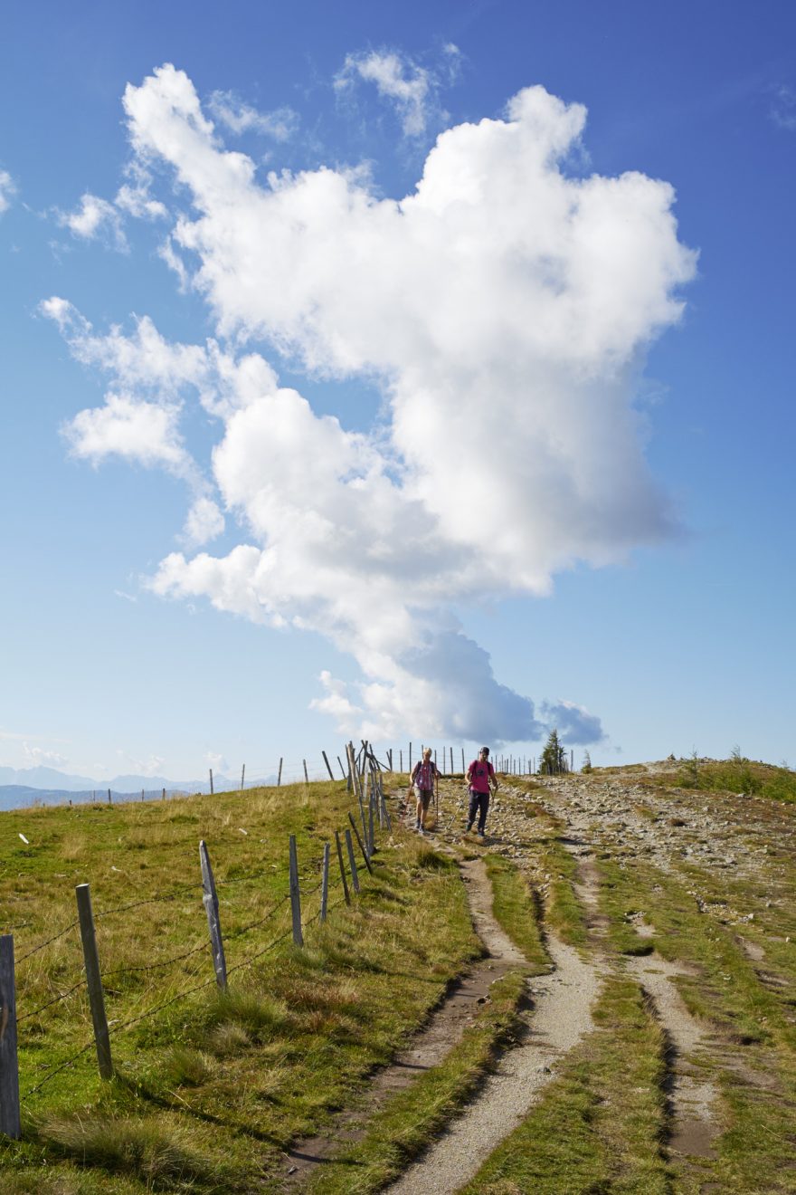 Turistické stezky na hřebenech pohoří Nockberge, foto Johannes Puch