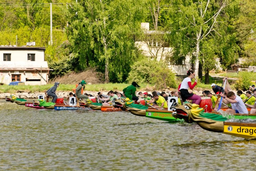 Lodě v akci na Labi