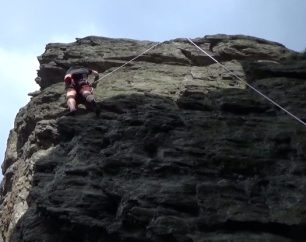 Lezení na Rabštejně