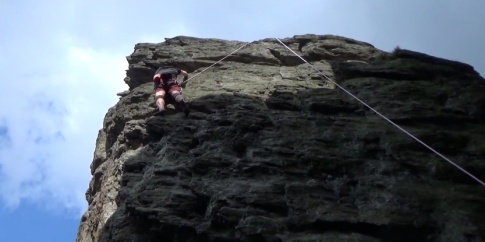 Lezení na Rabštejně