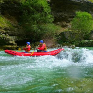 Salza nabízí peřeje až do obtížnosti WW III, foto Smart Travel