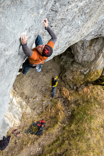 Miro Peťo na slovenských skalách