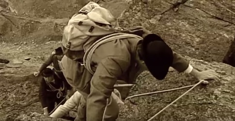 Edward Whymper na úpatí Matterhornu