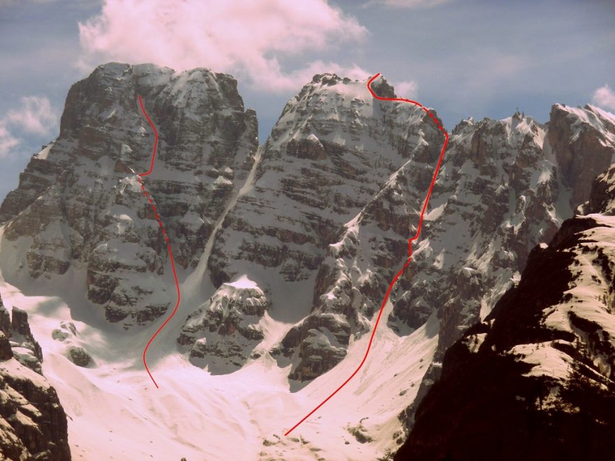 Monte Cristallo - dolomitské skiextrémy