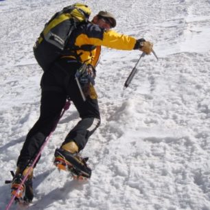 60° zmrzlý firn je Romanův oblíbený terén