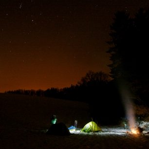 Mrazivá a jasná noc