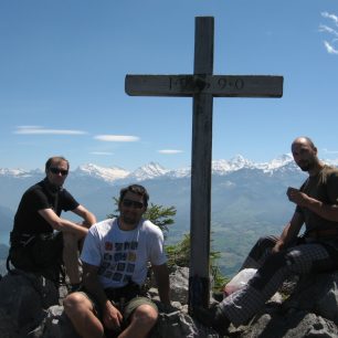 Vrchol Sunnighorn ve výšce 1397m