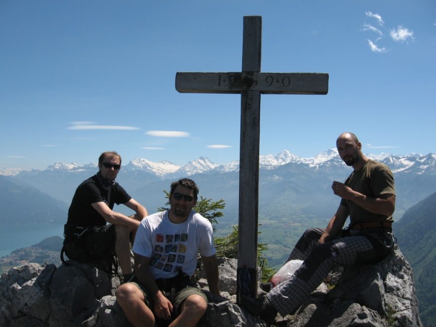 Vrchol Sunnighorn ve výšce 1397m