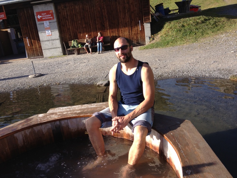 Je třeba i relaxovat, ferrata Brunnistöckli Zittergrat