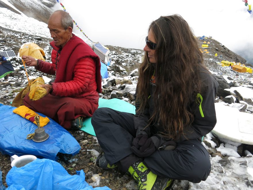 Modlitba pod horskými velikány.