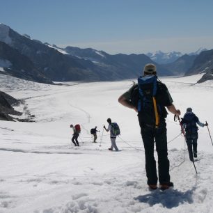 Aletschgletscher, nejdelší ledovec Evropy