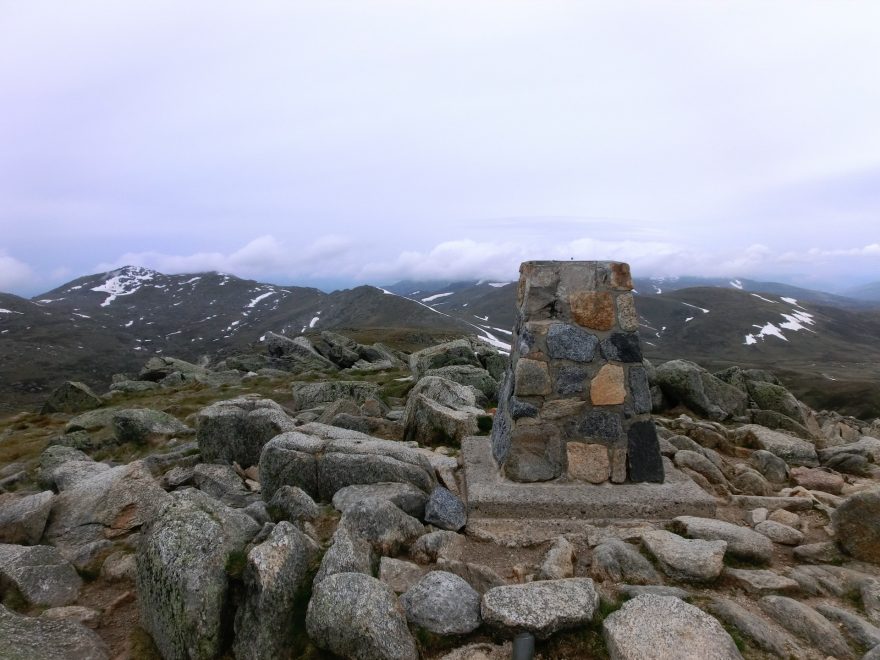 Vrcholovka Mount Kosciuszko (2228 m.n.m.)
