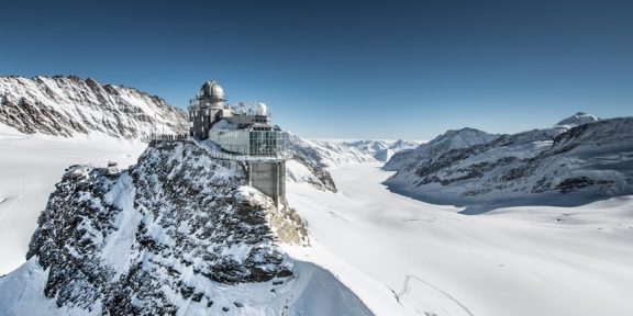 Výstup na čtyřtisícovku Jungfrau ve Švýcarsku