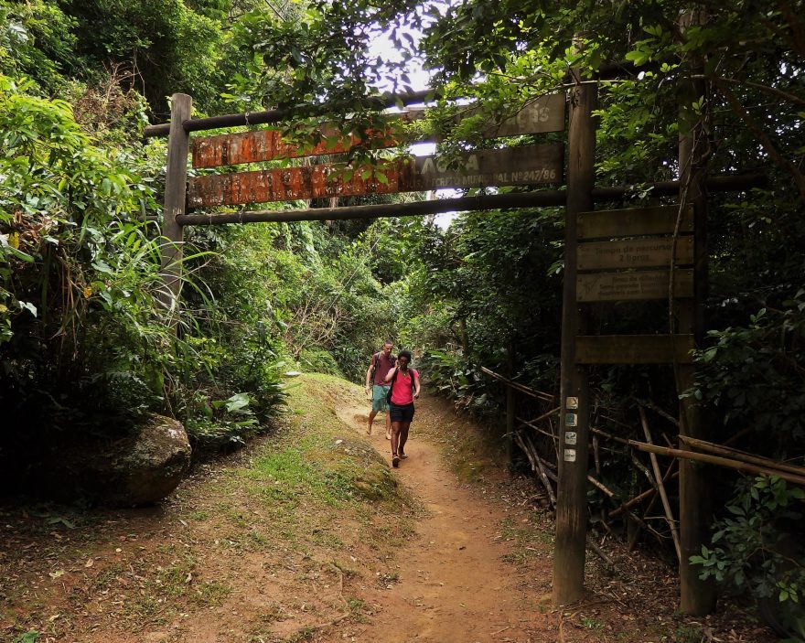 vstupní brána treku Costa da Lagoa
