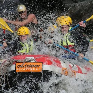 Raftování v Interlaken