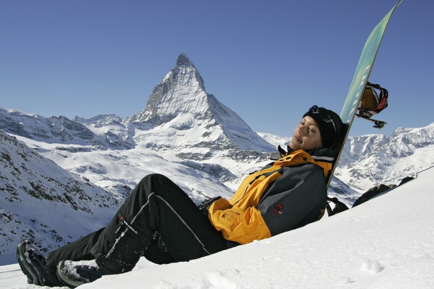 Opalování u Matterhornu