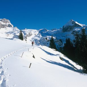 Na sněžnicích utečete zalidněným sjezdovkám.
