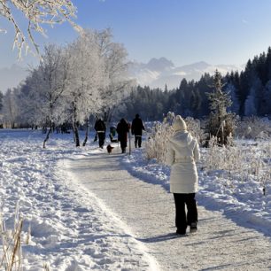 Výlety po zimní krajině Tyrolska