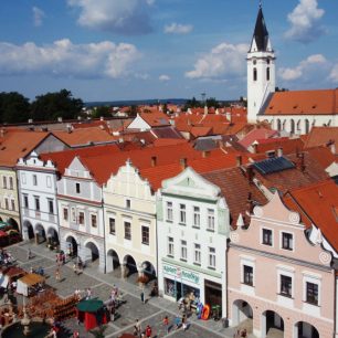Třeboň - výhled z věže (1)