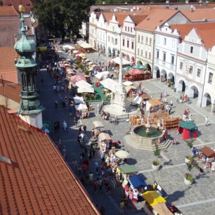 Třeboň - výhled z věže (2)