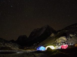 Base camp pod Lunag Ri