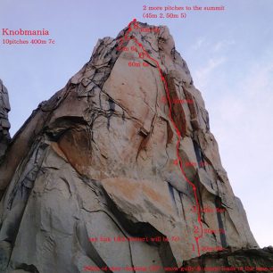 Popis cesty Knobmania, foto: Takaaki Nagato, Katsutaka Yokoyama